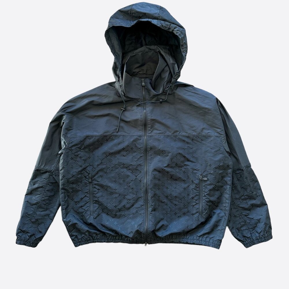 Louis Vuitton Black Split Monogram Windbreaker - image 1